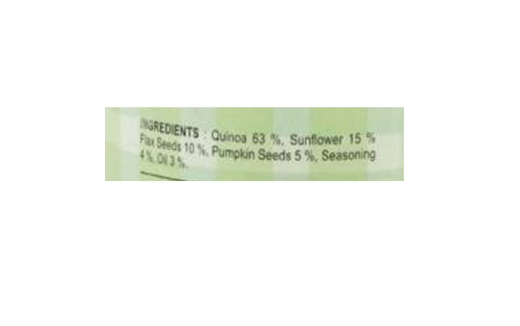 Nutriwish Roasted Quinoa Snack Salt & Pepper   Jar  125 grams